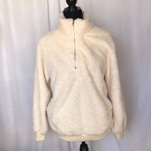 Merokeety Cream color cozy sweater